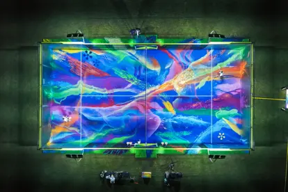 Pádel y Arte: Qatar presenta la primera pista concebida como una obra maestra